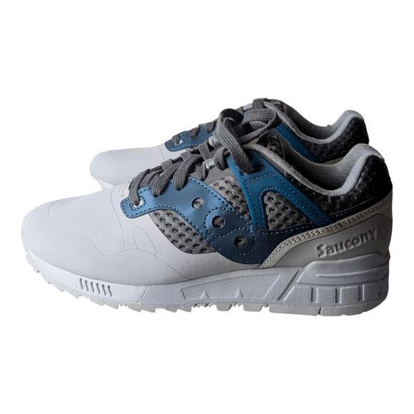 NWOB SAUCONY Grid SD HT 'Grey Navy' Sneakers Size 7.5 - Picture 2 of 7